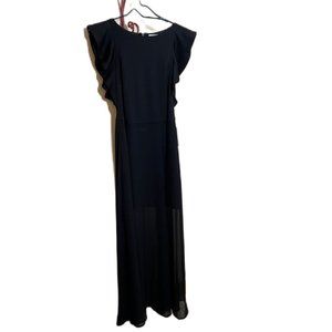 Halston Style New Long Black Dress